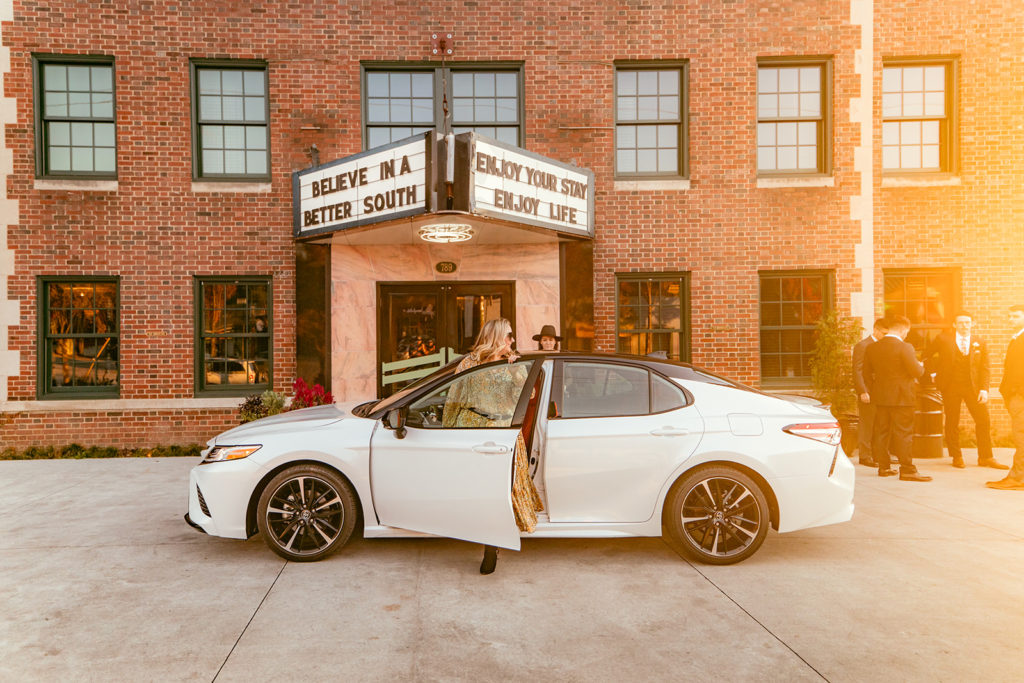 48 hours in Atlanta Guide: Parking Toyota Camry in front of Clermont Hotel