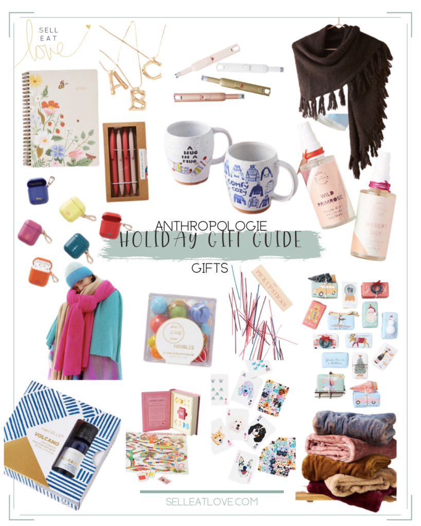 Anthropologie Holiday Gift Guide. 
Black Friday + Cyber Monday