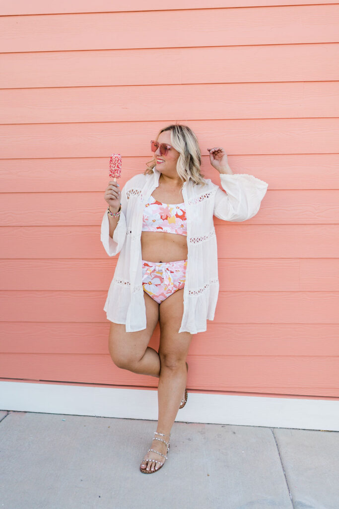 Best Swimsuits this Year | Curvy Women - Floral One Piece from Target
