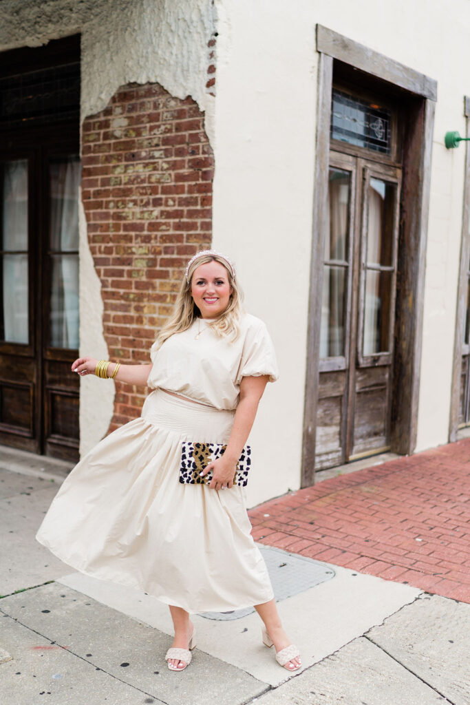 5 Fashion Trends This Summer - Puff Sleeve Crop with Matching Skirt