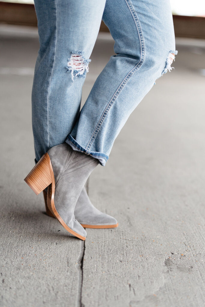 Nordstrom Anniversary Sale - Marc Fisher Gray Bootie. SellEatLove.com